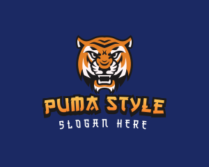 Puma - Wild Beast Tiger logo design