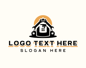 Paint - Home Improvement Tools logo design