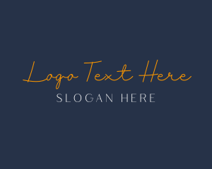 Coordinator - Cursive Handwritten Wordmark logo design