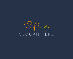 Cursive Handwritten Wordmark Logo