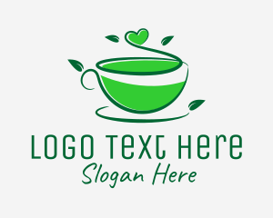 Natural Green Tea  Logo