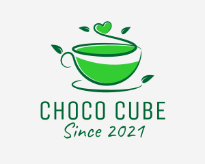 Cup - Natural Green Tea logo design