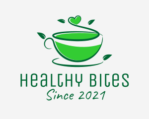 Natural Green Tea  logo design