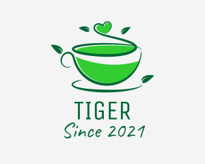 Gourmet Tea - Natural Green Tea logo design