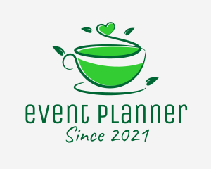 Gourmet Tea - Natural Green Tea logo design