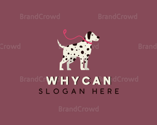 Pet Dog Leash Logo