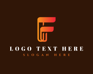Cryptocurrency - Elegant Corporate Letter F logo design