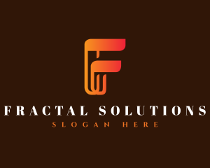 Elegant Corporate Letter F logo design