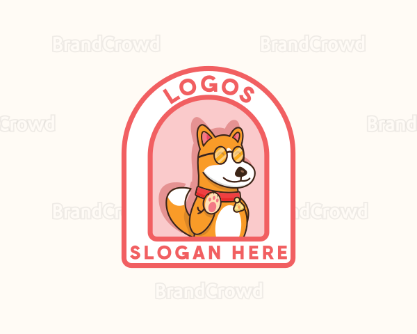 Cartoon Puppy Dog Logo