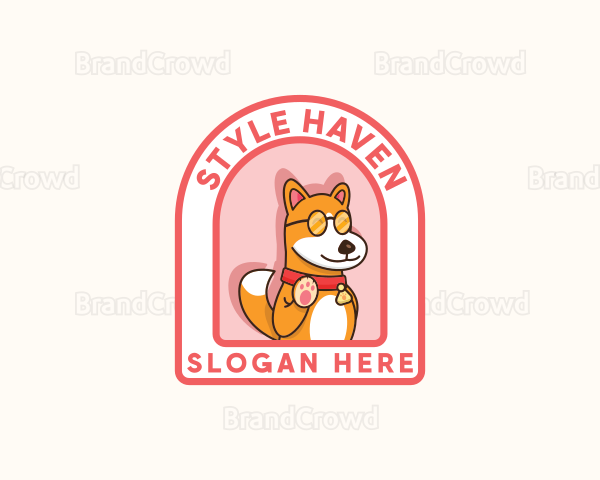 Cartoon Puppy Dog Logo