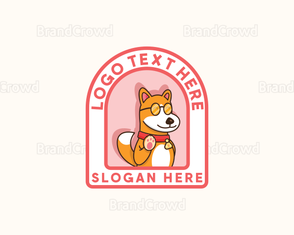 Cartoon Puppy Dog Logo