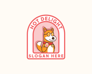 Cartoon Puppy Dog logo design