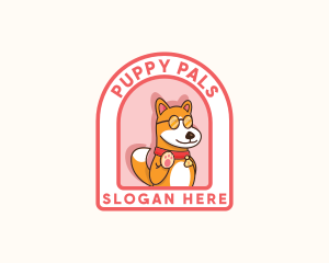 Cartoon Puppy Dog logo design