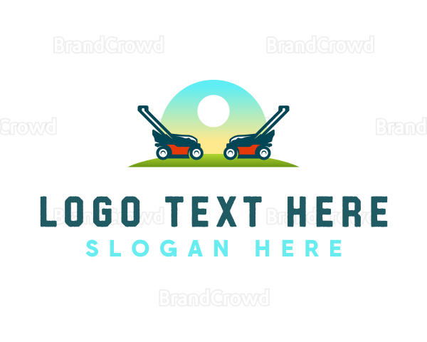 Lawn Mowing Equipment Logo