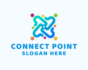 Meeting - Community Organization Group logo design
