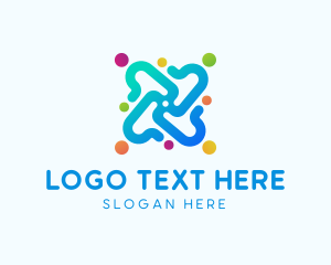 Meeting - Community Organization Group logo design