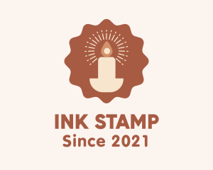 Stamp - Boho Candle Stamp logo design