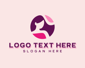 Woman - Female Support Community logo design