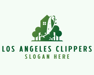 House Landscaping Garden Logo