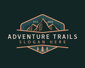 Mountain Peak Campsite  logo design