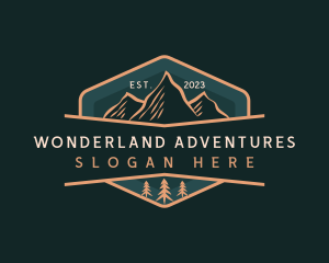 Mountain Peak Campsite  logo design