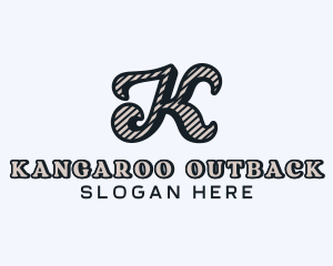 Stylish Brand Boutique Letter K logo design