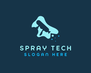 Sprayer - Disinfection Cleaning Sprayer logo design