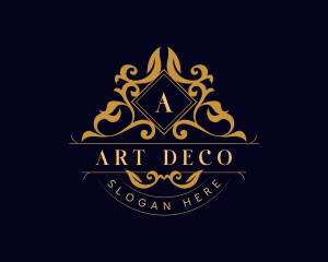 Deco - Luxury Floral Leaf logo design