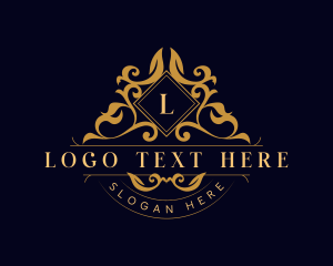 Exclusive - Luxury Floral Leaf logo design