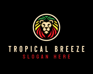 Jamaican Lion Animal logo design