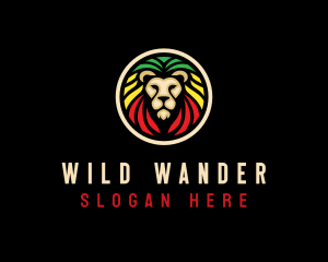 Jamaican Lion Animal logo design