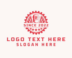 Cog Wheel - Metalwork Pipe Welder logo design