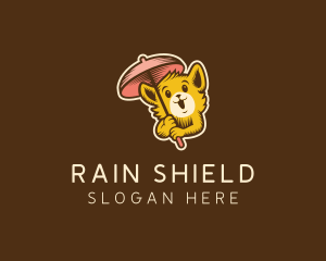 Umbrella - Cat Pet Umbrella logo design