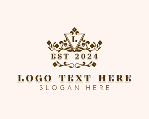 Luxury - Flower Wedding Garden logo design