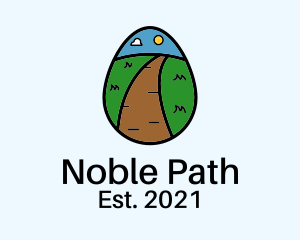 Egg Pathway Road logo design