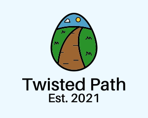 Egg Pathway Road logo design