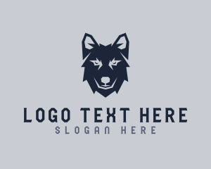 Malamute - Wild Wolf Dog logo design