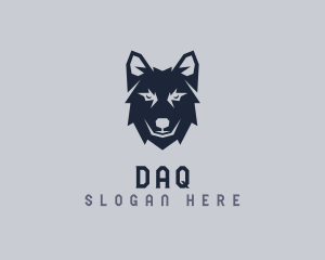 Wild Wolf Dog Logo