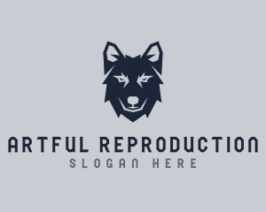 Wild Wolf Dog logo design