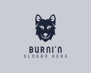 Wild Wolf Dog logo design