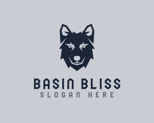 Wild Wolf Dog logo design