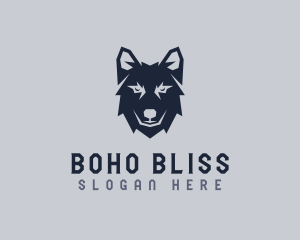 Wild Wolf Dog logo design