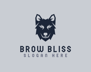 Wild Wolf Dog logo design