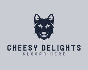 Wild Wolf Dog logo design