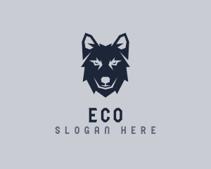 Hound - Wild Wolf Dog logo design