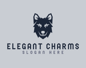 Wild Wolf Dog logo design