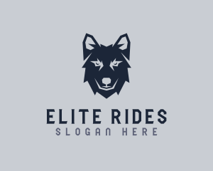 Wild Wolf Dog logo design