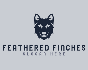 Wild Wolf Dog logo design