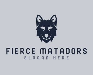 Wild Wolf Dog logo design