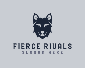 Wild Wolf Dog logo design